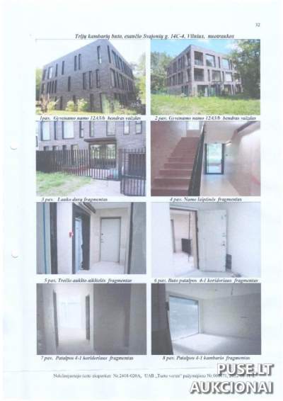 Nebetinkuotas 3 kambarių butas Vilniuje, Svajonių g. 14C, 87.69 kv.m, pradinė kaina 330583 EUR