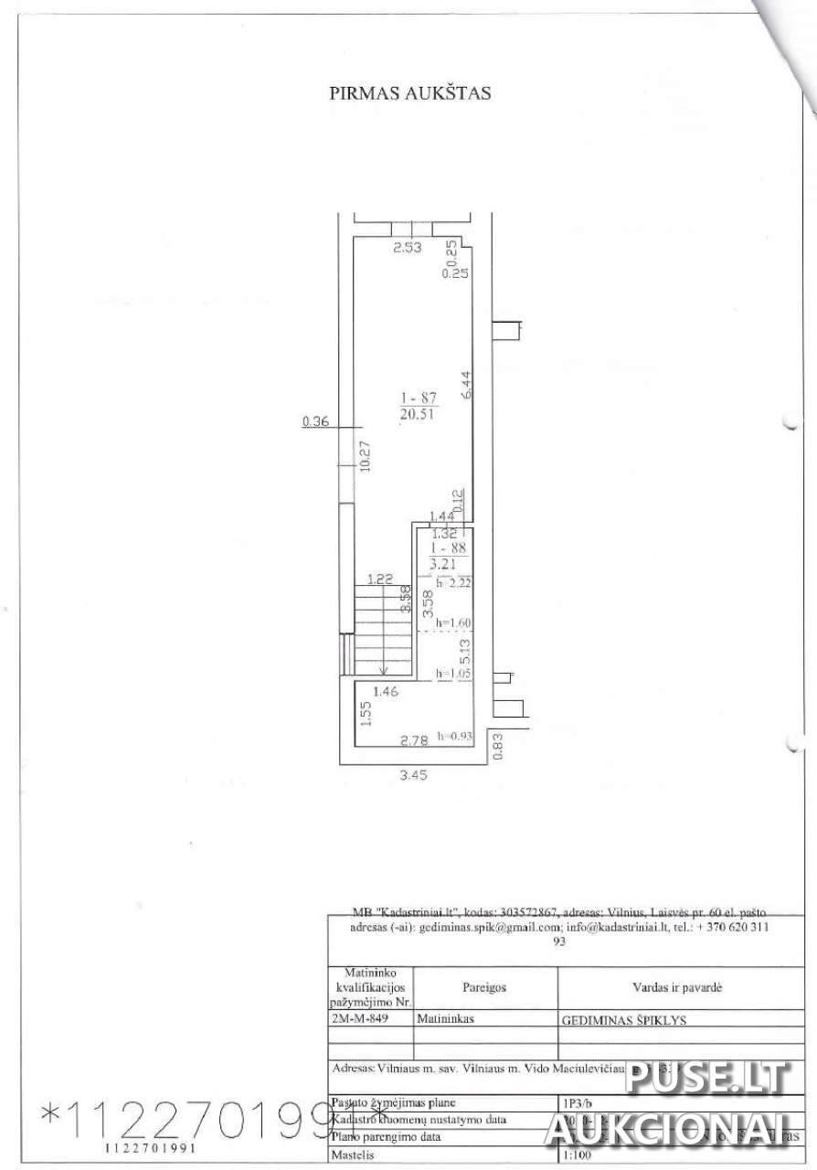 Kūrybinė dirbtuvė Patalpos/Butai V. Maciulevičiaus g. 51, 04310 Vilnius, Lithuania 28