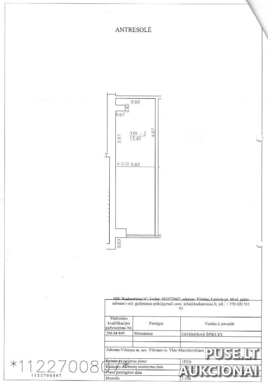 Kūrybinė dirbtuvė Patalpos/Butai V. Maciulevičiaus g. 51, 04310 Vilnius, Lithuania 30