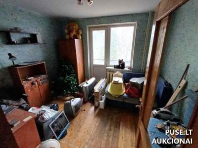 1/3 dalis buto Biržuose, Vėjo g. 7B, pradinė kaina 8400 EUR
