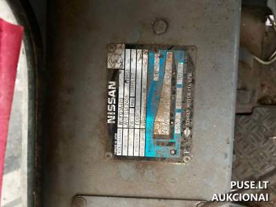 Dyzelinis krautuvas Nissan 1995 m. 6155 kg aukcione pradine kaina 8000 EUR