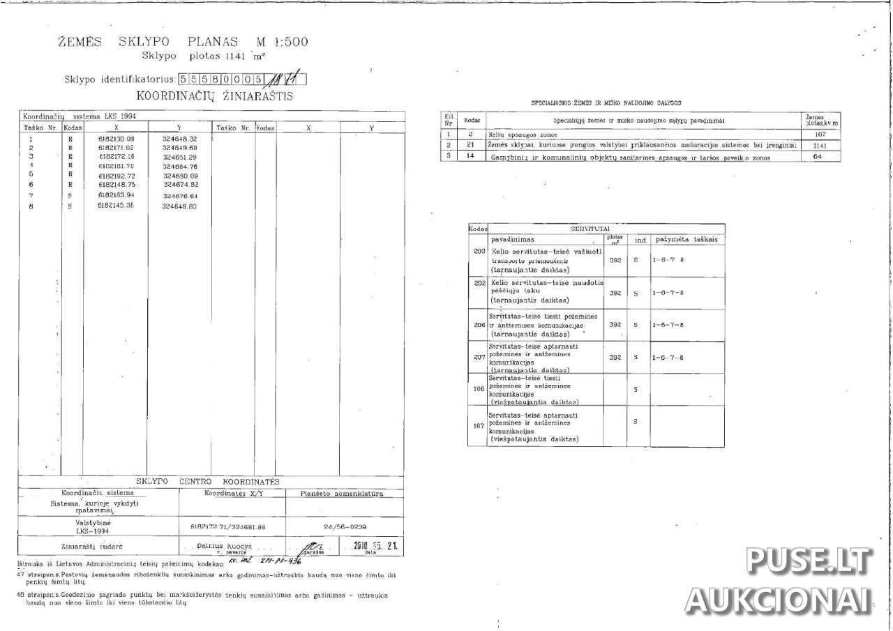 Žemės sklypas Sklypai Smeltaitės g. 6, Trušeliai, 92439 Klaipėdos r. sav., Lithuania 1