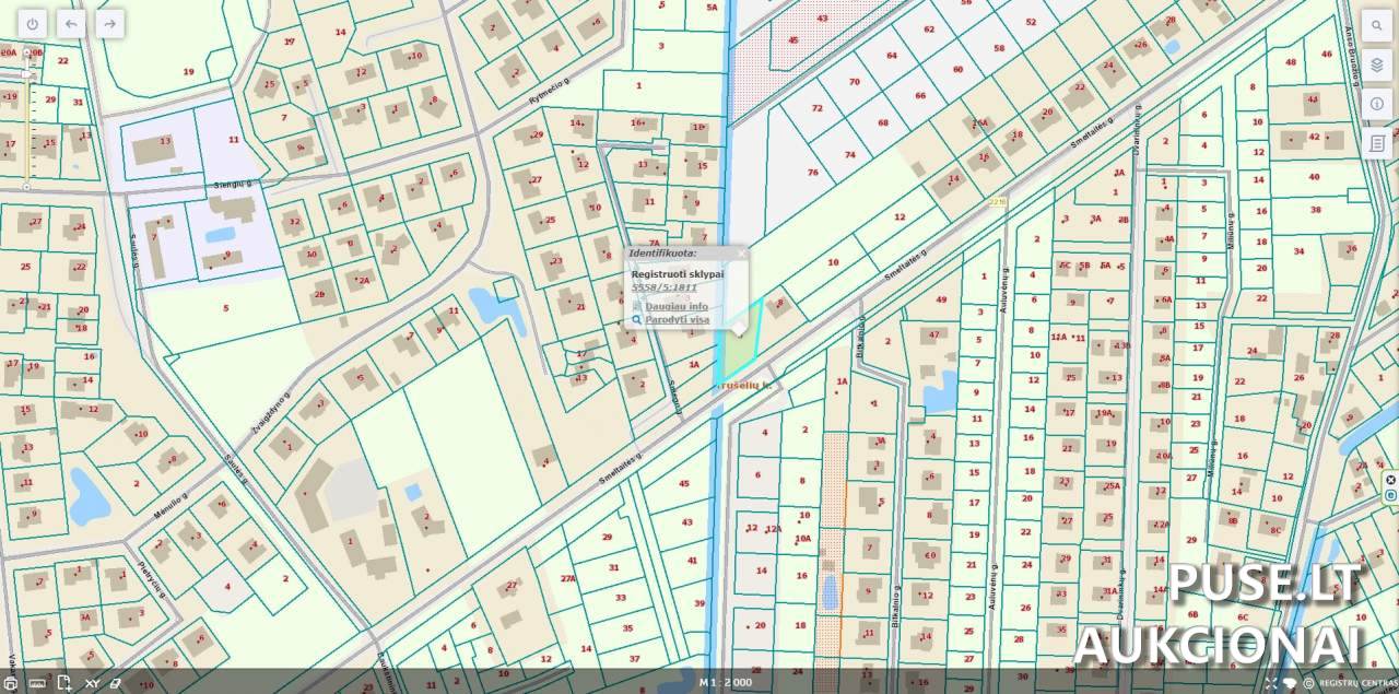 Žemės sklypas Sklypai Smeltaitės g. 6, Trušeliai, 92439 Klaipėdos r. sav., Lithuania 5