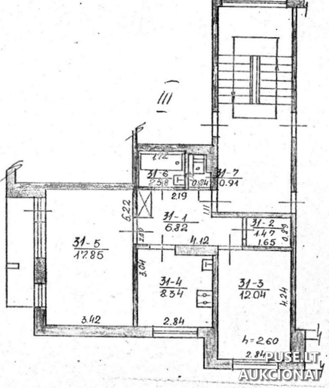 Butas Patalpos/Butai Dumblio g. 12, Didžiasalis, 30157 Ignalinos r. sav., Lithuania 5