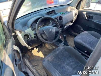 CITROEN BERLINGO 2003 dyzelinio furgono pardavimas aukcione Panevėžio r. nuo 1338 EUR