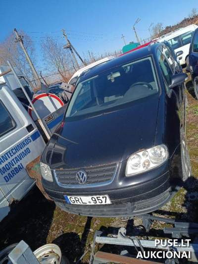 VW TOURAN automobilis Panevėžio rajone pradinė kaina 2545 EUR - Nemokumo administravimo aukcionas