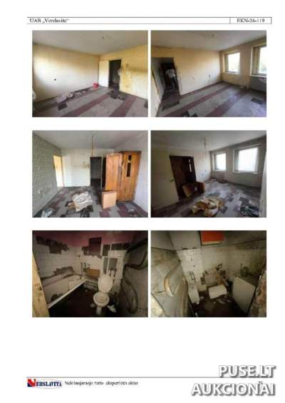 Nedidelis 1 kambario butas Kėdainių rajone, Vilainių kaime, Melioratorių g. 2A - Pradinė kaina 6720 EUR