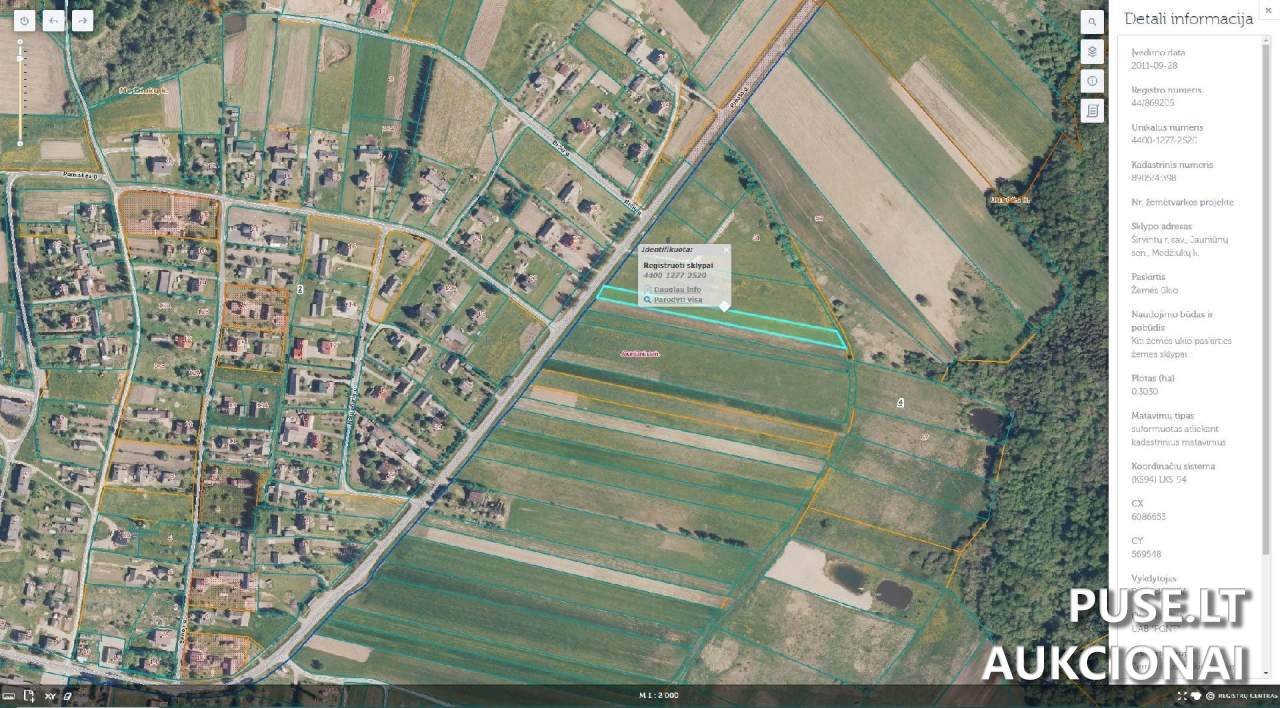 Žemės sklypas Sklypai Plento g 2, Medžiukai, 19156 Širvintų r. sav., Lithuania 3