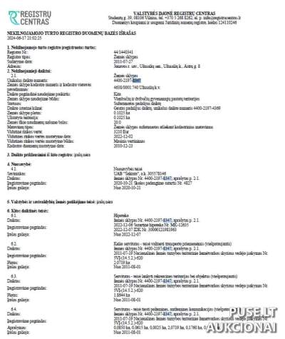 Parduodamas 0.1025 ha žemės sklypas Jonavos rajone, Užusalių k. su gyvenamąja paskirtimi, 4400 EUR