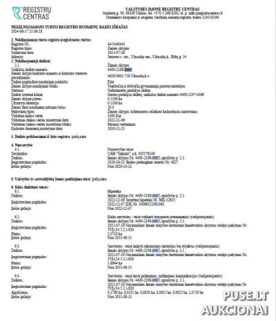 Parduodamas 0.11 ha žemės sklypas Jonavos rajone, Užusaliuose, Rūtų g. 14, pradinė kaina 4700 EUR