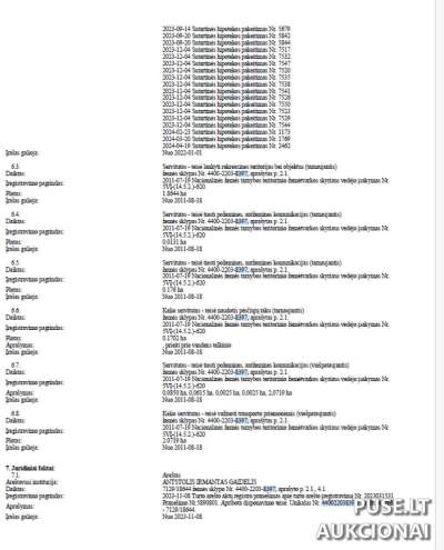 Žemės sklypo dalis Jonavos rajone, Užusalių seniūnijoje 17600 EUR - Rekreacinė teritorija