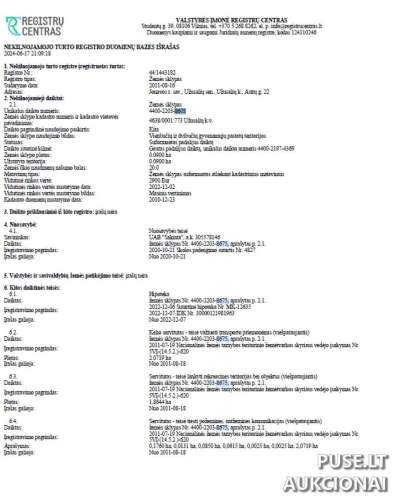 0,09 ha žemės sklypas Jonavos r. Užusalių k. Astrų g. 22 su gyvenamąja paskirtimi 3900 EUR