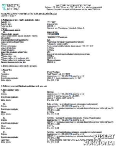 Žemės sklypas Jonavos rajone, Užusalių kaim., Rūtų g. 3, statyboms 3900 EUR