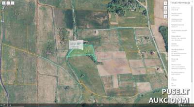 Žemės ūkio paskirties sklypas Širvintų r. sav., Medžiukų k., 0.9275 ha, pradinė kaina 4440 EUR