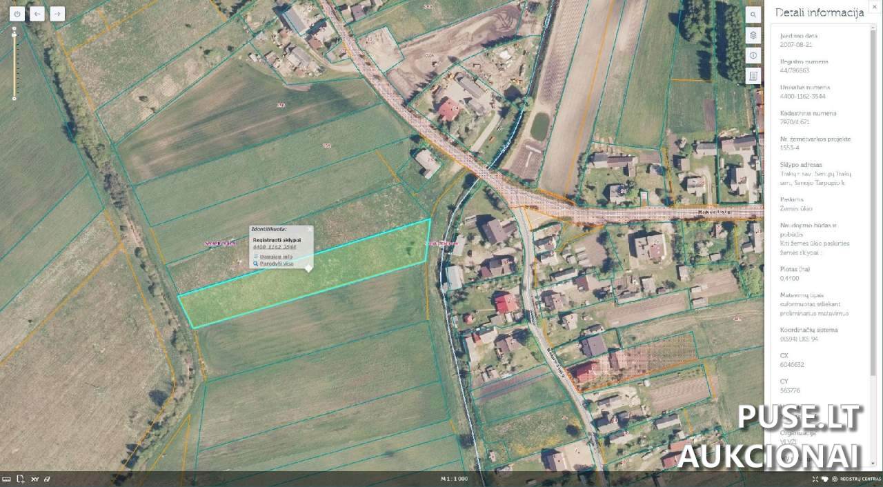 Žemės sklypas Sklypai Senasis Tarpupis, 21148 Trakų r. sav., Lithuania 3