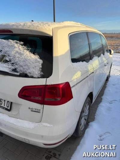 Volkswagen SHARAN 2012 dyzelinis keleivinis automobilis aukcione nuo 4000 EUR