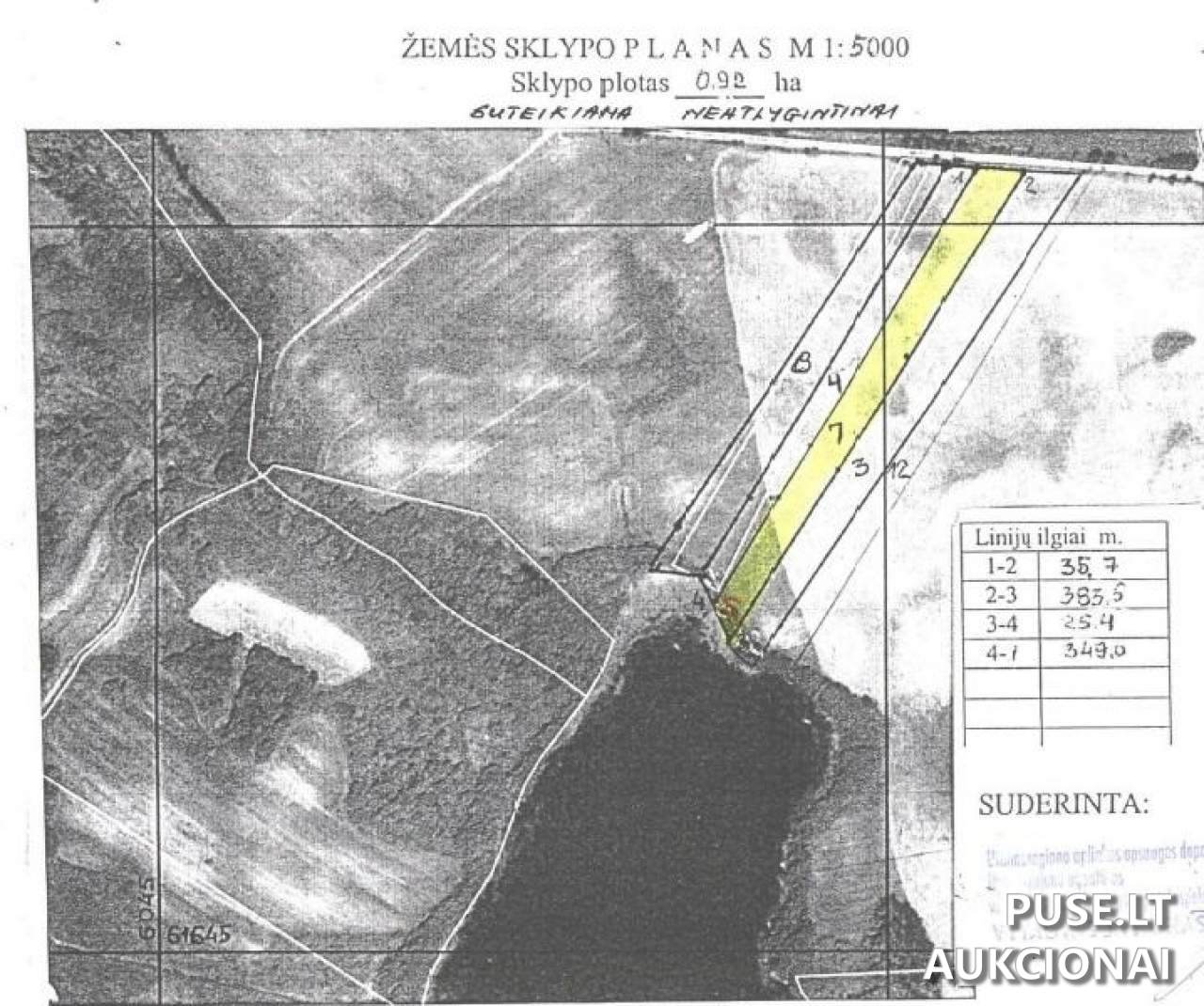 Žemės sklypas Sklypai Bikuškis, 28401 Utena District Municipality, Lithuania 1
