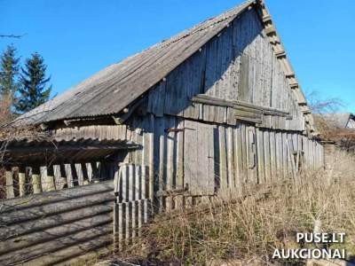 Parduodamas gyvenamasis namas su 0.26 ha sklypu Šiaulių r. (Pakapės k.) už 4265 EUR pradinę kainą