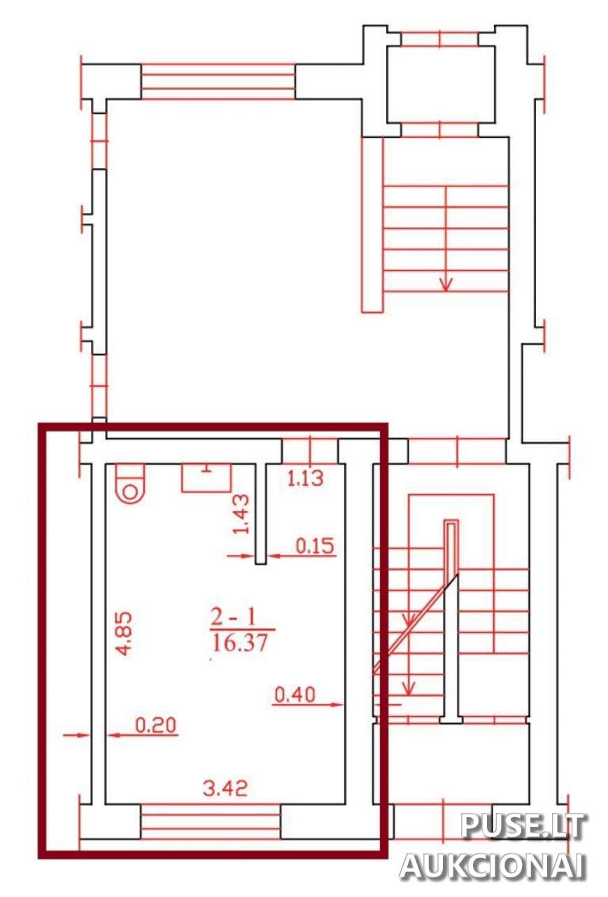 Gyvenamoji patalpa Patalpos/Butai Klevų g. 21, Balbieriškis, 59243 Prienų r. sav., Lithuania 1