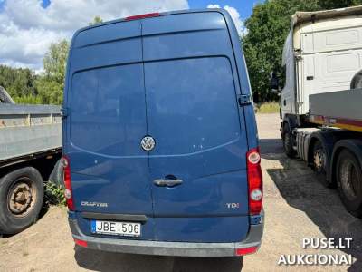 Volkswagen Crafter krovininis automobilis N1 dyzelinas 2015 m. parduodamas aukcione nuo 7200 EUR