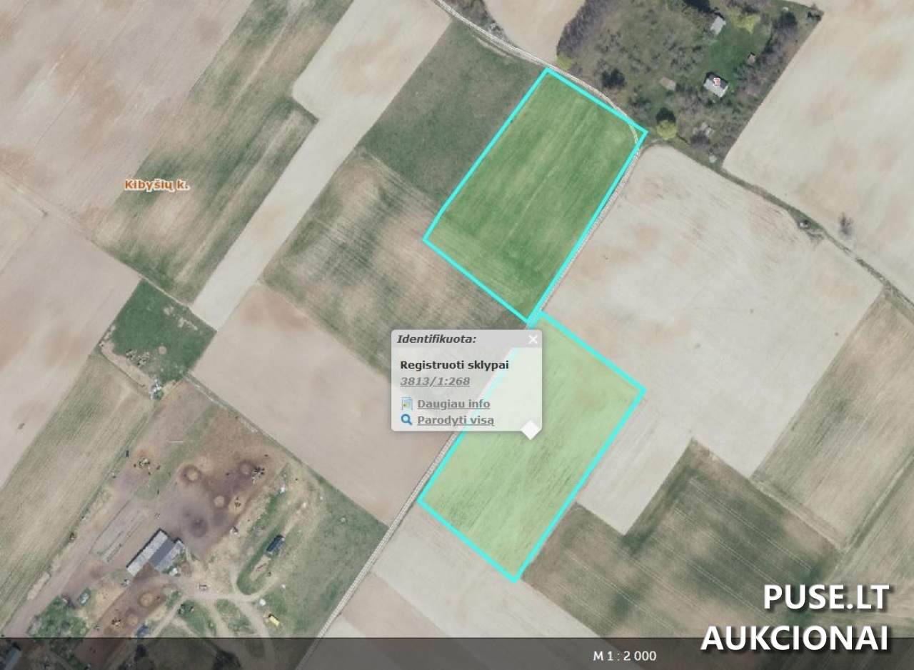Žemės sklypas Sklypai Naujoji g 7, Kibyšiai, 65341 Varėnos r. sav., Lithuania 2