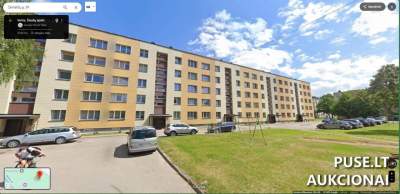 4 kambarių buto dalis Akmenės r. sav. Ventoje, Žemaičių g. 39, pradinė kaina 2640 EUR