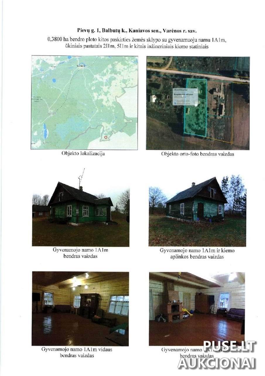 Žemės sklypas Sklypai Balbutai, Rakai, 65263 Varėna District Municipality, Lithuania 2
