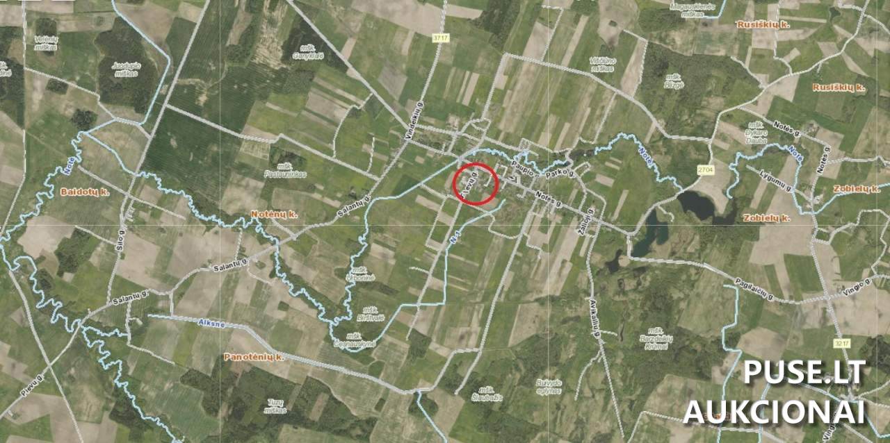 Žemės sklypas Sklypai Klevų g. 16, Notėnai, 98260 Skuodo r. sav., Lithuania 1
