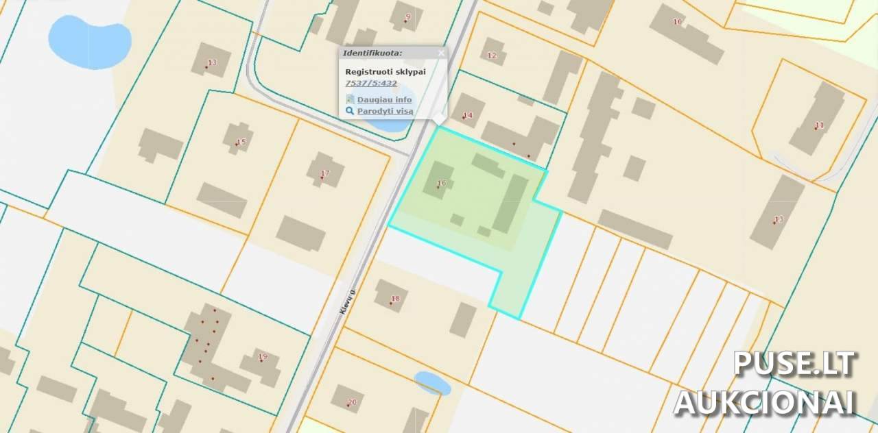 Žemės sklypas Sklypai Klevų g. 16, Notėnai, 98260 Skuodo r. sav., Lithuania 2