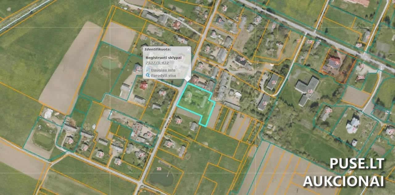 Žemės sklypas Sklypai Klevų g. 16, Notėnai, 98260 Skuodo r. sav., Lithuania 4