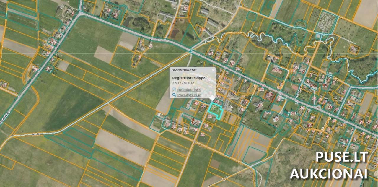 Žemės sklypas Sklypai Klevų g. 16, Notėnai, 98260 Skuodo r. sav., Lithuania 5