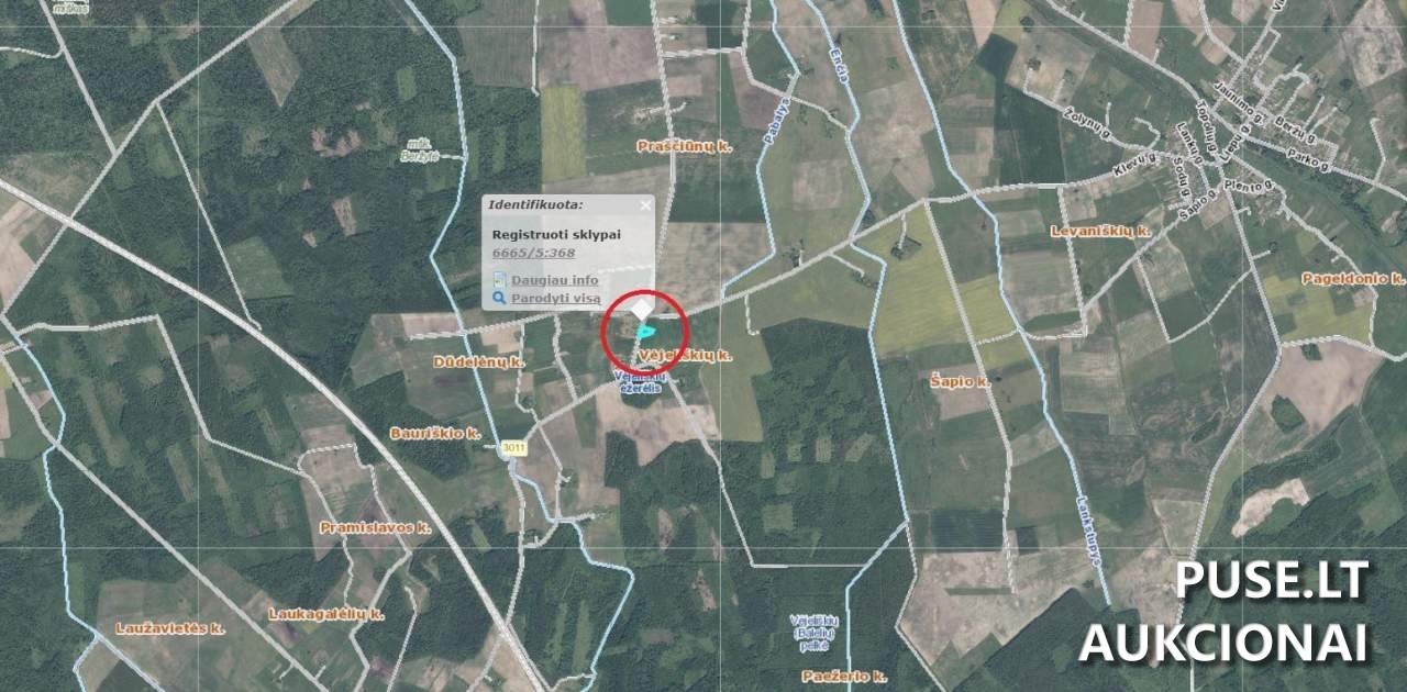 Žemės sklypas Sklypai Vėjeliškių ežerėlis, 38167, Lithuania 1