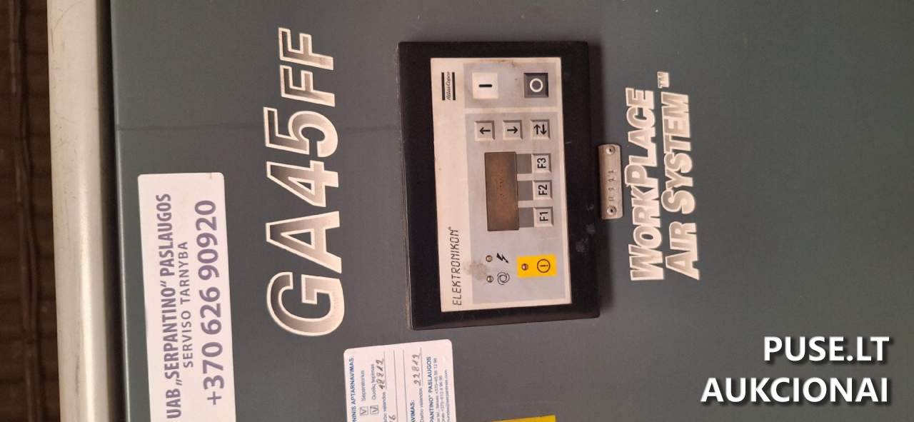 Sraigtinis oro kompresorius ATLAS COPCO GA45FF Kitas turtas 3