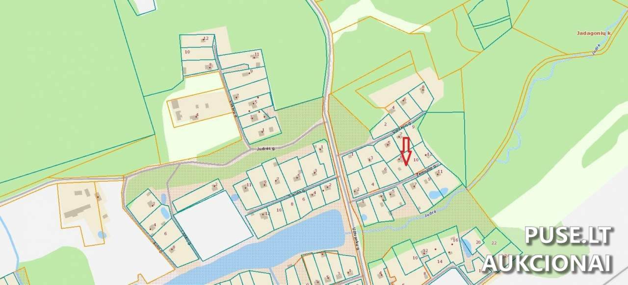 Žemės sklypas Sklypai Žemupio g. 8, Jadagoniai, 53401 Kauno r. sav., Lithuania 2