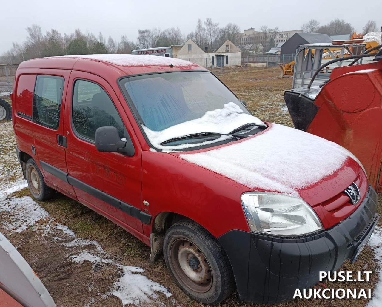 Krov. aut. Peugeot  Partner  1.6 Krovininis automobilis iki 3,5t. 3