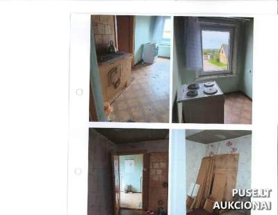 Gyvenamojo namo 68/100 dalis Kelmės r. sav., Užventyje, Kražių g. 6, pradinė kaina 9500 EUR | Savivaldybės aukcionas