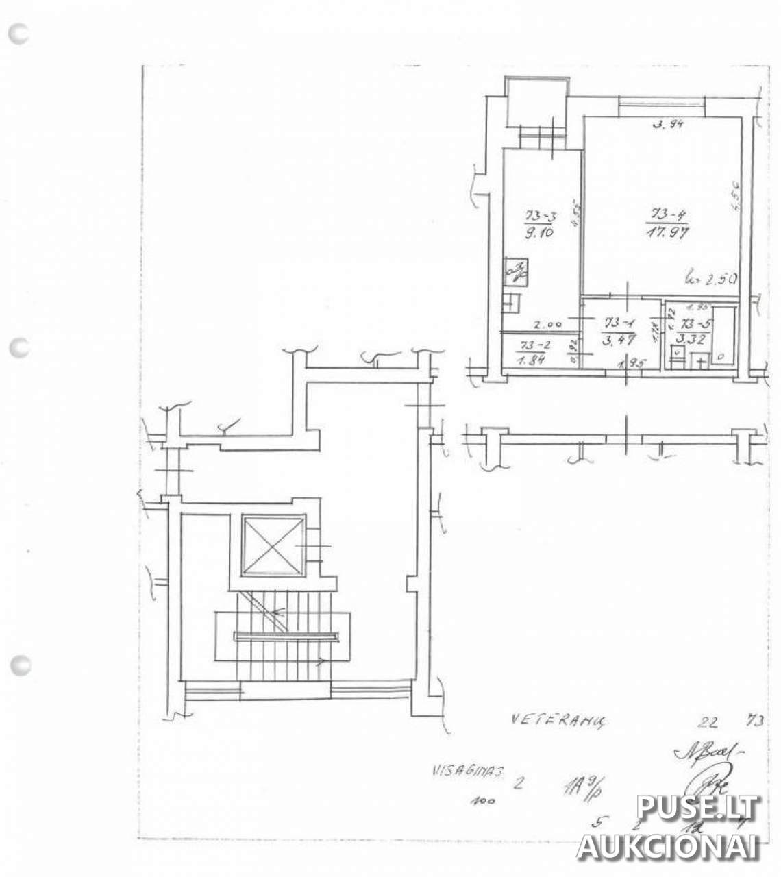 Butas Patalpos/Butai Veteranų g. 22, Visaginas, 31201 Visagino sav., Lithuania 7