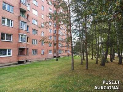 1/4 dalis buto 35.70 kv.m Visagine, Veteranų g. 22, pradinė kaina 1323 EUR