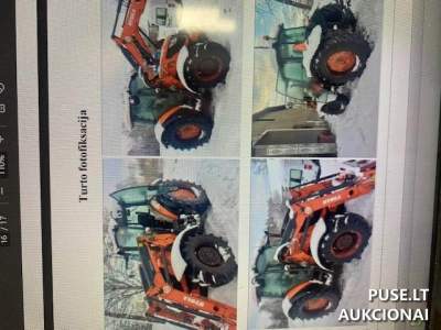 Ratinis traktorius Kubota M8560 2018 m. parduodamas aukcione nuo 26176 EUR