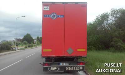 SAMRO CT27RJ puspriekabė, pagaminta 2004 m., parduodama pakartotiniame aukcione už 2700 EUR