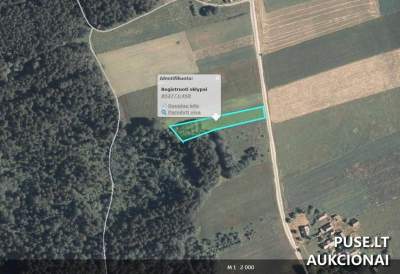 Parduodama 0.11 ha žemės ūkio paskirties dalis Šalčininkų r. Kmelninkų k. nuo 176 EUR