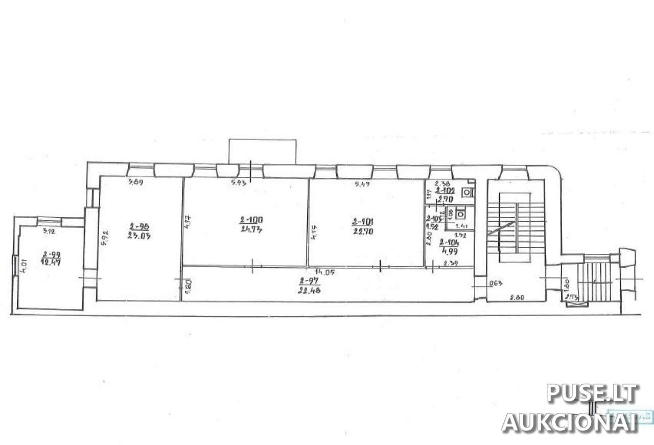 Nuomojamas turtas: Negyvenamosios patalpos Patalpos/Butai Vilniaus g. 27, 01402 Vilnius, Lithuania 1