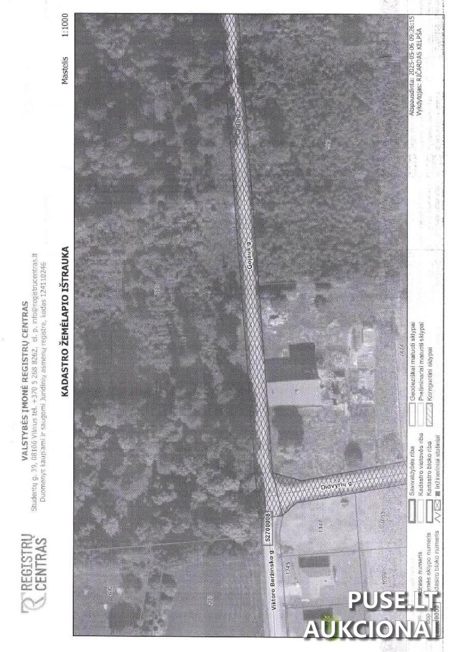 Žemės sklypas Sklypai Didvyriai, 54113 Kauno r. sav., Lithuania 1