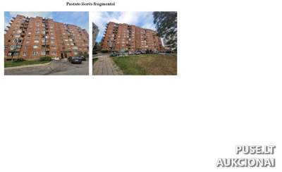 Parduodamas butas Visagine, Veteranų g. 22, pradinė kaina 9600 EUR - Antstolio varžytynės