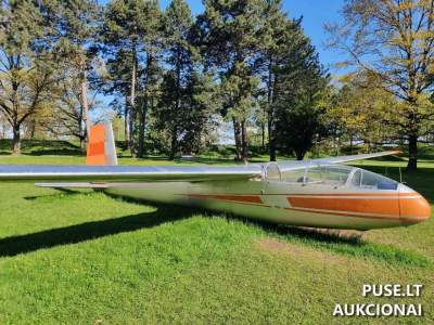 Sklandytuvas L-13 BLANIK aukcione Biržuose nuo 200 EUR - Dvivietis orlaivis mokymams su defektais