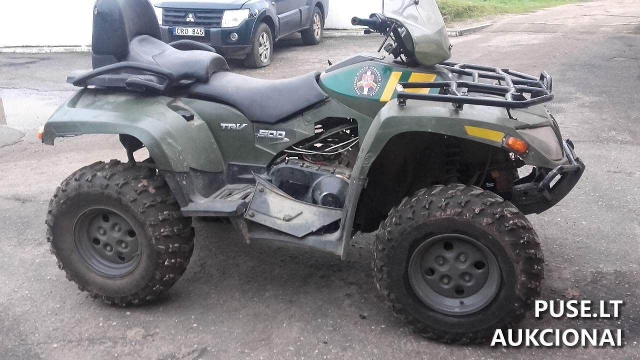 Keturratis motociklas Arctic Cat 500TRV Keturratis motociklas iki 400 kg. 1
