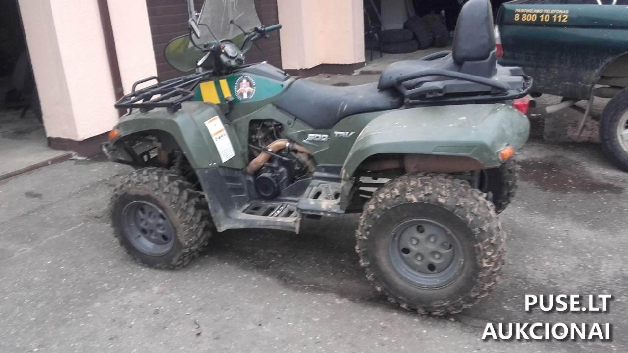 Keturratis motociklas Arctic Cat 500TRV Keturratis motociklas iki 400 kg. 2