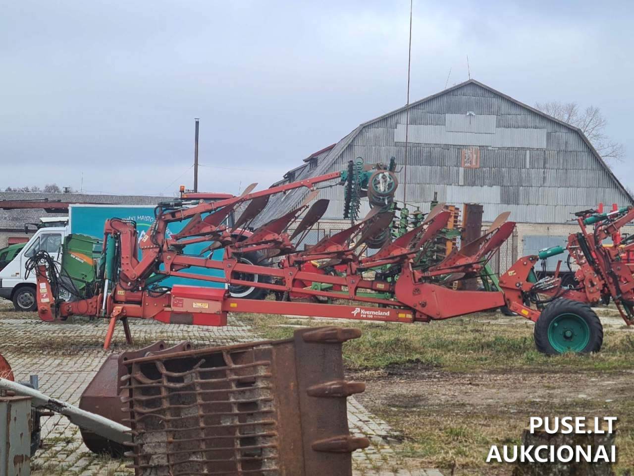 Pusiau pakabinamas apverčiamas plūgas Kverneland PW-100-8 (5+3) Mašinos ir įrengimai 4