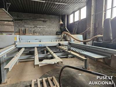 Plokščių supjovimo mašina OPTIMAT HPF25 iš varžytinių Kaune, pradinė kaina 15558 EUR