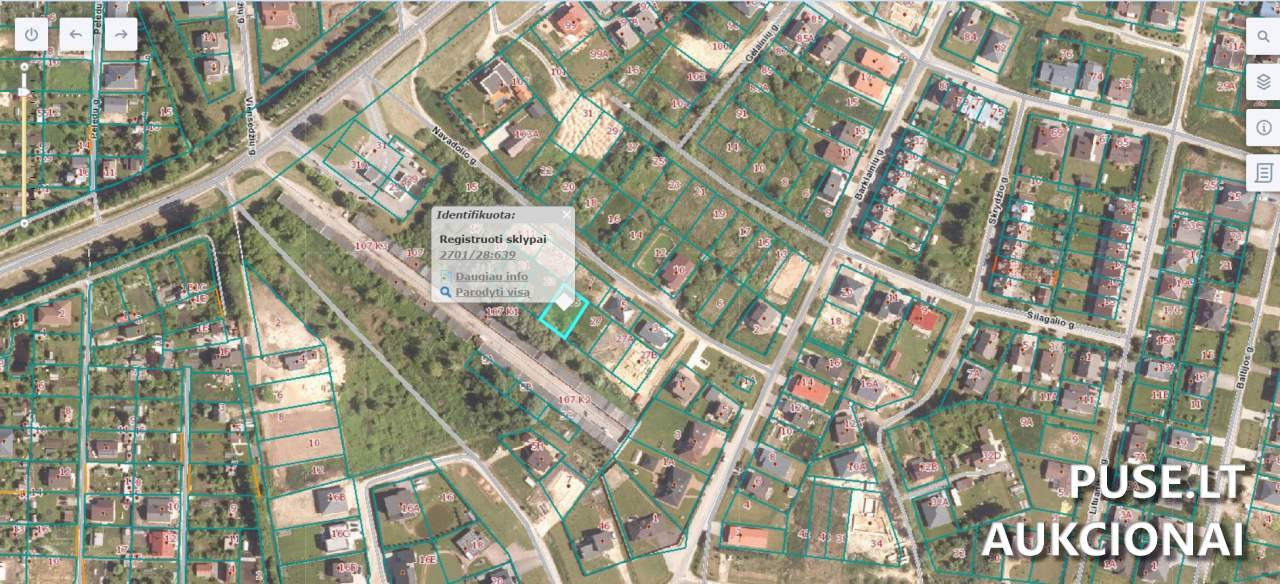 Žemės sklypas Sklypai Navadolio g. 25, Panevėžys, 36252 Panevėžio m. sav., Lithuania 1